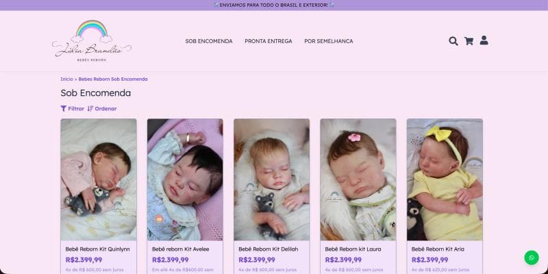 Catálogo de Produtos - Desktop