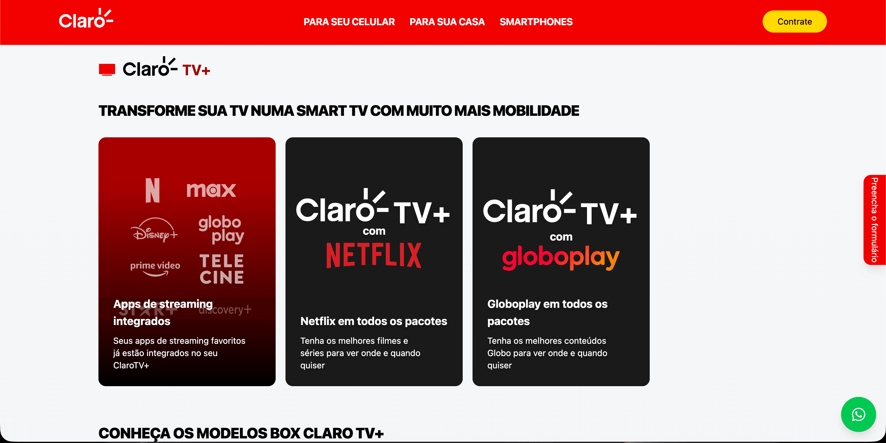 Claro Ofertas - Landing Page thumbnail