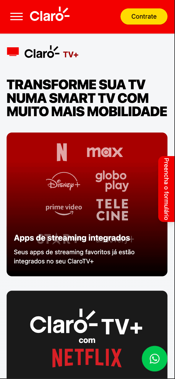 Claro - Planos Mobile