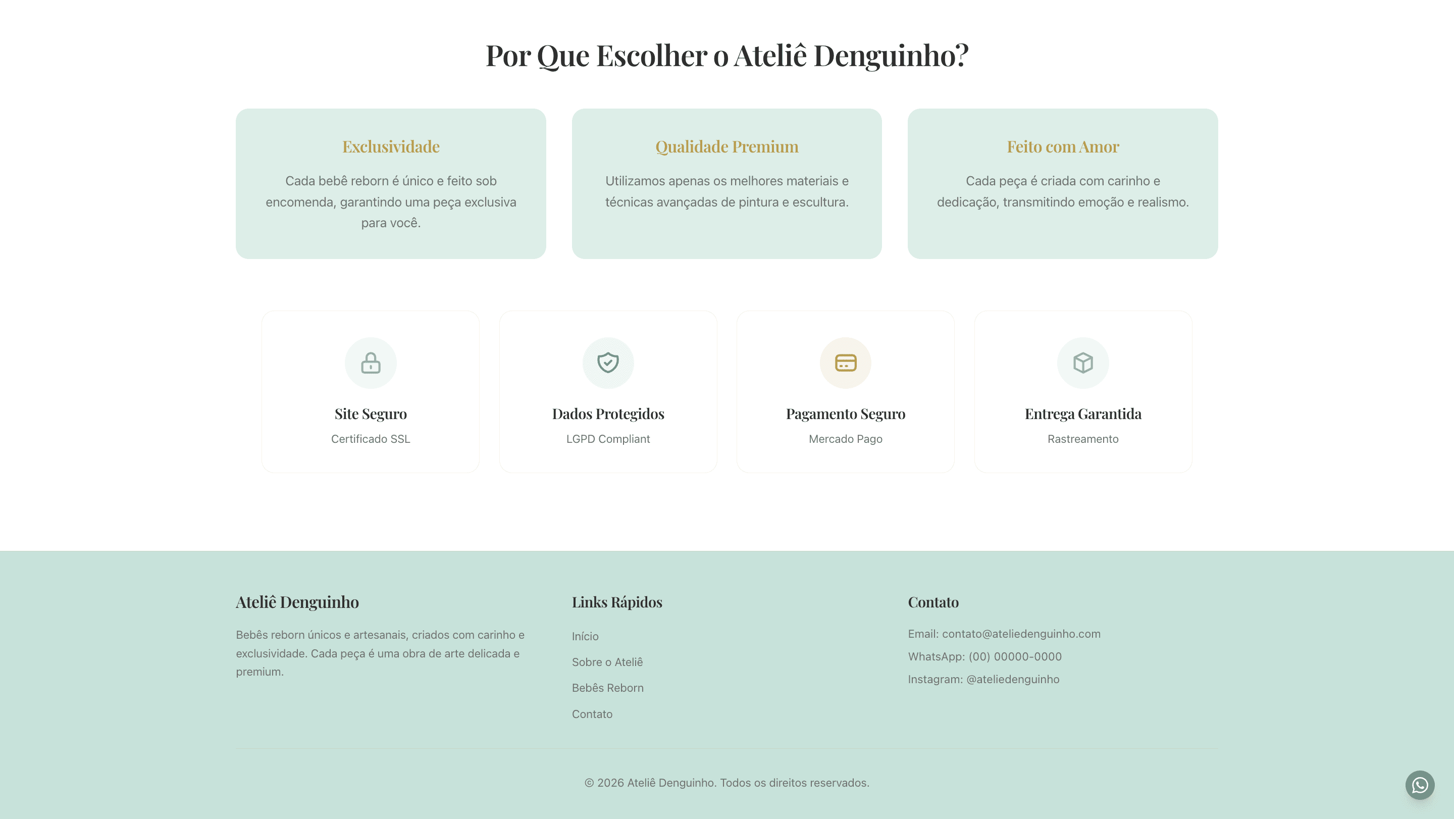 Seção de Destaque - Desktop